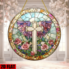 CIFbuy Large Acrylic Cross Window Hanging for Home Decor Religious Gift Church Wedding Baptism (TikTok, temu pick-up service)