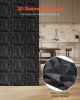 3D Wall Panels, 33-Pack 11.81 x 11.81 in PVC Modern Art Minimalist Diamond Tiles, 32 Sq.Ft Coverage Accent Wall Panel, Interior Home Decor for Ceiling