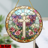 CIFbuy Large Acrylic Cross Window Hanging for Home Decor Religious Gift Church Wedding Baptism (TikTok, temu pick-up service)