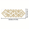 CIFbuy Islamic Art iron Wall Decor Arabic Calligraphy Home Gift Spiritual Decor for Ramadan Eid(TikTok, temu pick-up service)
