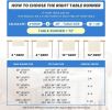 Chinese Zodiac Horse 2026 Happy Lunar New Year Table Runner, Spring Festival Winter Kitchen Dining Table Decoration for Home Party